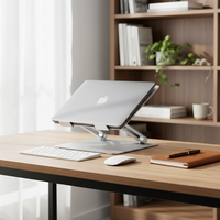 Support d'ordinateur portable rotatif à 360° économique, pliable en acier, support pour tablette PC NBHY, prix d'usine, pour la maison et le bureau