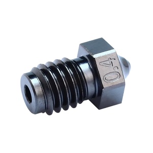 Buse en acier trempé Trianglelab V6 DLC avec revêtement nano, nouvelle, pour usage industriel, garantie 1,5 an, compatible avec les pièces d'impression Dragonfly - Product Image 1