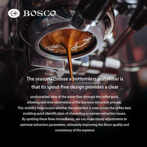 مقبض فلتر القهوة التجاري BOSCO BC-6013-51 مقاس 51 مم من الفولاذ المقاوم للصدأ 304 محمول ومناسب لماكينات الإسبريسو - Product Image 5
