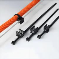 Attaches et Colliers de Serrage en Nylon pour Automobile, à Fixation Poussée, sur Goujon, Type Sapin, pour Trous de Vis et Bords de Panneau