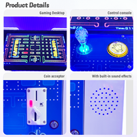 Console de jeu d'arcade réelle, machine à tickets de récompense, jeux pour enfants à pièces, jeux vidéo classiques, anglais >6 ans, 2 joueurs