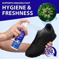 ELAIMEI Spray anti-foot odorant à 1 % de tolnaftate pour un soulagement rapide des démangeaisons, des brûlures et des odeurs, pour les soins des pieds