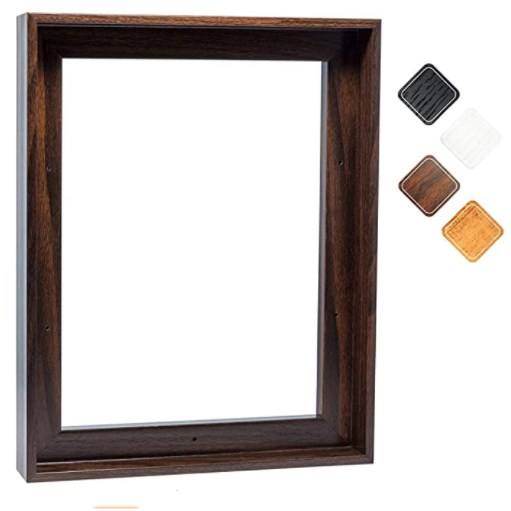 Leinwand Floating Frame Bild Ölgemälde Floater Frame Wand kunst Dekor für 8x8 Zoll fertige Leinwand Schwarz 9x9 Zoll Bilderrahmen