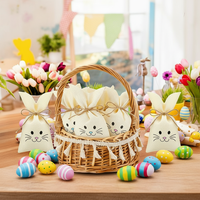 Sacs cadeaux de Pâques en gros, pochettes pour friandises, cadeaux de fête pour enfants, chasse aux œufs de Pâques, fournitures pour baby shower, friandises