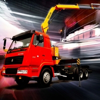 Ascenseur de voiture de grue monté sur camion de 5 tonnes SQ5ZK2Q avec le grand état à vendre en stock prêt à expédier