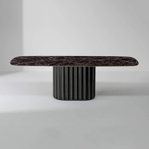 Đồ nội thất phòng ăn bàn ăn đặt ghế vải khai hoang Gỗ Tếch bàn ăn cũ phong cách cổ điển bàn ăn gỗ rắn - Product Image 6