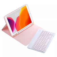 Étui magnétique pour clavier de tablette, étui en cuir pour iPad 11e A16 2025 2022 pouces, design ultra-mince, porte-crayon