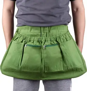 Sleeveless Apron Pouch Waist-Type Gardening Storage Bag for Pear and Apple Harvest Fruit Picking Apron