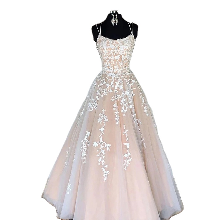 Бесплатный образец, без бретелек, аппликация, тюль, открытая спина, свадебное платье, Элегантное свадебное платье, 2021