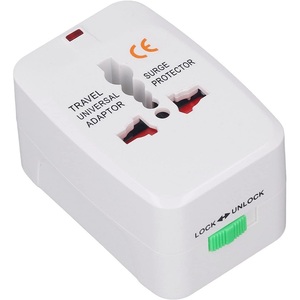 <b>Universal</b> Travel <b>Adapter</b> For Electrical Sockets With Locking Mechanism EUR <b>Plug</b> Type - Product Image 3