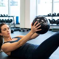 Pelota de Ejercicio de PVC Antiexplosión, Suave, Gruesa y Lisa de 25 cm para Pilates, Gimnasio y Fisioterapia