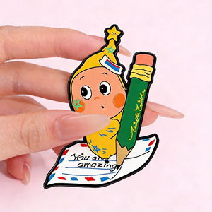 Broche de Metal Esmaltado con Diseño de Personajes de Dibujos Animados, Lindos y Divertidos, para Gorras, Sombreros y Ropa, <span class=keywords><strong>Precio</strong></span> de Fábrica al por Mayor - Product Image 3