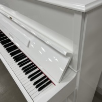 Hot Sale White Samick SU118 Upright Piano 88 Keys for Home Practice