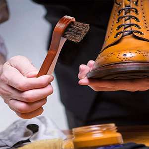 ערכת מברשות נעליים לנשים נעלי שיער עם ערכת מברשת טיפוח וללק על נעלי עור ומגפיים - Product Image 4