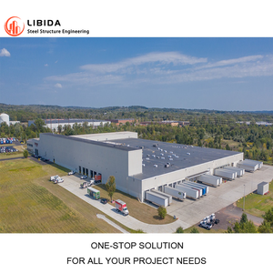 Стабильный материал сборный дешевый сборный цех, легко собираемое стальное складское здание с бесплатным чертежом - Product Image 2
