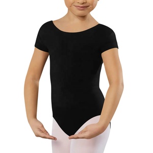 Maillot <span class=keywords><strong>de</strong></span> Ballet MiDee <span class=keywords><strong>de</strong></span> Algodón Suave para Niñas, con Cuello Redondo, Mangas Cortas y Espalda Descubierta en U para Entrenamiento <span class=keywords><strong>de</strong></span> <span class=keywords><strong>Danza</strong></span> - Product Image 6