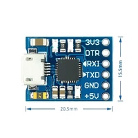 Module USB vers UART TTL CJMCU CP2102 / Type-C, convertisseur série 6 broches UART STC, remplace FT232 pour Arduino