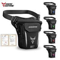 Sac de jambe de cyclisme imperméable 3L sac de cuisse extensible en plein air moto taille ceinture pochette réfléchissante sac de nuit pour hommes femmes