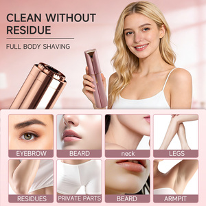 Épilateur électrique pour le visage et les lèvres, éliminateur de poils de vison avec lumière, rasoir facial indolore pour femmes - Product Image 3