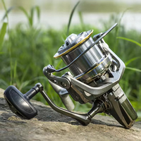 Nouvelle bobine de pêche spinning en métal NGK 8000 - 14000 pour la pêche en eau douce et salée, la pêche au thon, au bar et à la carpe, avec une résistance maximale de 20 kg et un lancer longue distance.