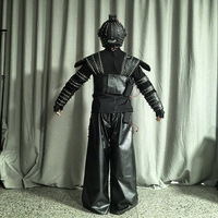 Costume de robot Tron LED pour la danse, avec guêtres et gants laser, idéal pour Halloween, les clubs, les fêtes de remise de diplômes et les événements cosplay - Nouveauté d'usine