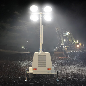 Projecteur multifonctionnel CE/EPA à longue durée <span class=keywords><strong>de</strong></span> vie, mobile, monté sur remorque, alimenté au diesel, lampes LED, lampadaires, <span class=keywords><strong>vente</strong></span> - Product Image 5