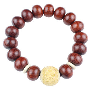 Zambian Blood Sandalwood <b>Bracelet</b> 11x14mm Abacus Beads For Men Women Everyday Wear - Product Image 5