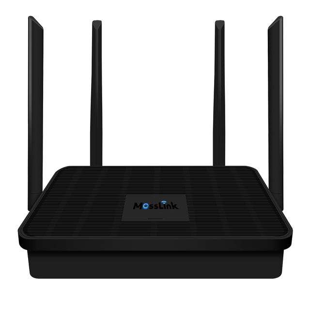 YC1201 1200M WiFi Router Dual Band 2.4GHz & 5GHz Home Mesh with 4 X 5dBi Foldable Antennas QoS & Firewall Support