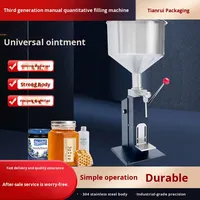 Machine de remplissage manuelle à cadran gradué améliorée A03 pour le miel, l'huile comestible, les cosmétiques avec 1 an de garantie et distribution quantitative