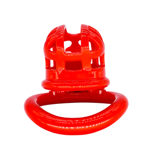 Jaula para Pene Negra FRRK, Dispositivo de Castidad Masculina, Jaula de Castidad Impresa en <span class=keywords><strong>3D</strong></span>, Candado para Pene, Juguetes Sexuales para Hombres - Product Image 4