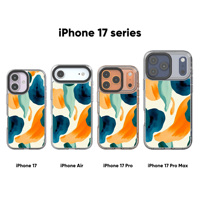 Coque de téléphone personnalisée de luxe DIY, magnétique, antichoc, anti-jaunissement, transparente en TPU+PC, avec plaque arrière détachable pour 13 14 15
