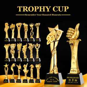 Trofeos Fabricante Venta al por mayor Sublimación Corona Resina Deportes Trofeo Parte - Product Image 6