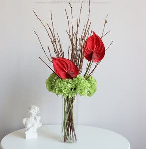 Mousse artificielle Flexible en bois, 12 pièces, tiges de branches, décoration florale de noël, vente en gros - Product Image 6