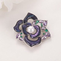 Broches de Camélia en Gros pour Bijouterie, Anti-ternissement, Incrustation de Coquille d'Ormeau, Corsage de Mariage, Perle d'Eau Douce, Luxe Unisexe