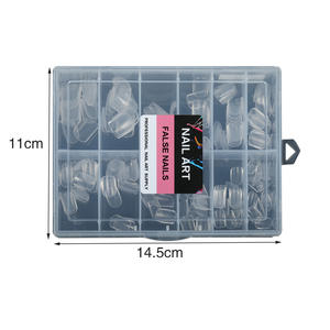 Venta al por Mayor de 216 Piezas/Caja de Puntas de Uñas Transparentes Ultrafinas de Material PMMA Mate <span class=keywords><strong>Aemi</strong></span>, Productos para Extensión de Uñas - Product Image 5