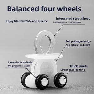 <span class=keywords><strong>Rail</strong></span> de <span class=keywords><strong>rideau</strong></span> de fenêtre en aluminium moderne ultra-mince de conception transfrontalière <span class=keywords><strong>sans</strong></span> perçage sur mesure du fabricant <span class=keywords><strong>rail</strong></span> de <span class=keywords><strong>rideau</strong></span> silencieux caché - Product Image 4