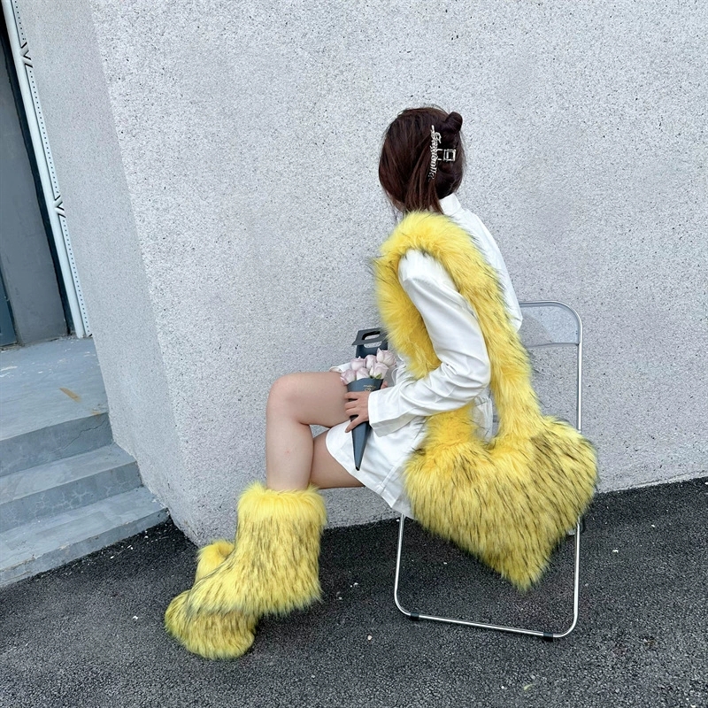 Yellow with Boots