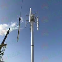 Éolienne verticale 5 kW 10 kW 20 kW, générateur triphasé à aimant permanent, sortie 96 V-380 V, diamètre de rotor personnalisé