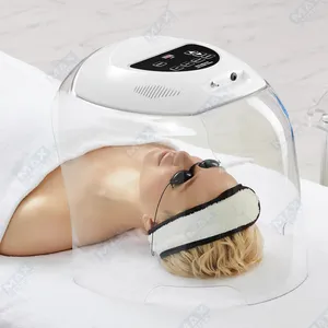 Machine o2toderm avec led o2derm oxygène oxygéné visage 02 derm dôme