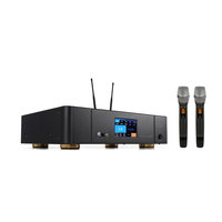 Berase ses sistemi stereo güç amplifikatörü Karaoke makinesi alıcıları ve amplifikatörler ev amplifikatör dahili UHF MIC BT USB MP3