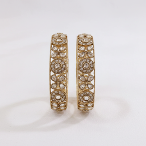 Luxury <b>Gold</b> Plated <b>Bangles</b> <b>Set</b> Indian Bridal Wedding Anniversary Gift Party Wear High Quality Women's <b>Bangles</b> - Product Image 2