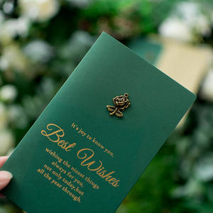 Tarjetas de Invitación de Boda con Logotipo Personalizado, Tarjetas de Agradecimiento, Juego Premium con Sobres para Celebraciones de Matrimonio - Product Image 3