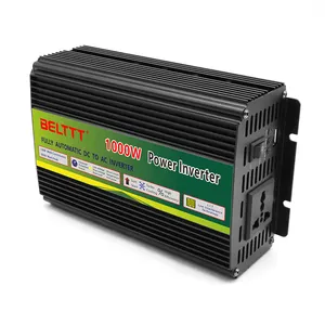 Belttt 12V 24V Dc Naar 110V 220V 230V Ac 1000W Gemodificeerde Sinus Off-Grid Omvormer Voor Zonne-energie Systeem