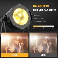 Projecteur de scène LED COB 100W à diffusion directe, ultra-plat, Ra80, dimmable, blanc froid/blanc chaud, DMX512, activé par le son