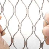 Filet de sécurité en treillis métallique en acier inoxydable de haute qualité, durable et flexible, pour clôture de zoo, volière et applications architecturales