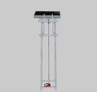 Monte-charge électrique ZHUGAO de haute qualité, neuf, 160 kg, 4 panneaux, avec élingue à câble pour usage domestique et hôtelier