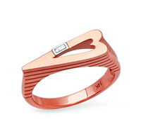 Milskye Damen Klassischer Schmuck 18k Vergoldete 925 Silber Herz Zirkon-Besetzte Ringe für Frauen