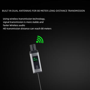 Micrófono de condensador con cable a lanzador de granadas de segmento en U inalámbrico mezclador de audio tarjeta de sonido transceptor de metal inalámbrico - Product Image 4