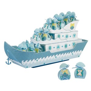 Sacchetti Regalo in Cartone Azzurro FAVOR SHIP Eleganti e Versatili - Product Image 2