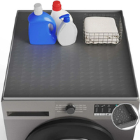 Tapis de protection en silicone pour laveuse et sécheuse Housse pour le haut de la salle de lavage Accessoires de table en silicone Tapis antidérapant résistant à la chaleur